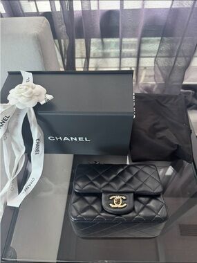 CHANEL black mini bag